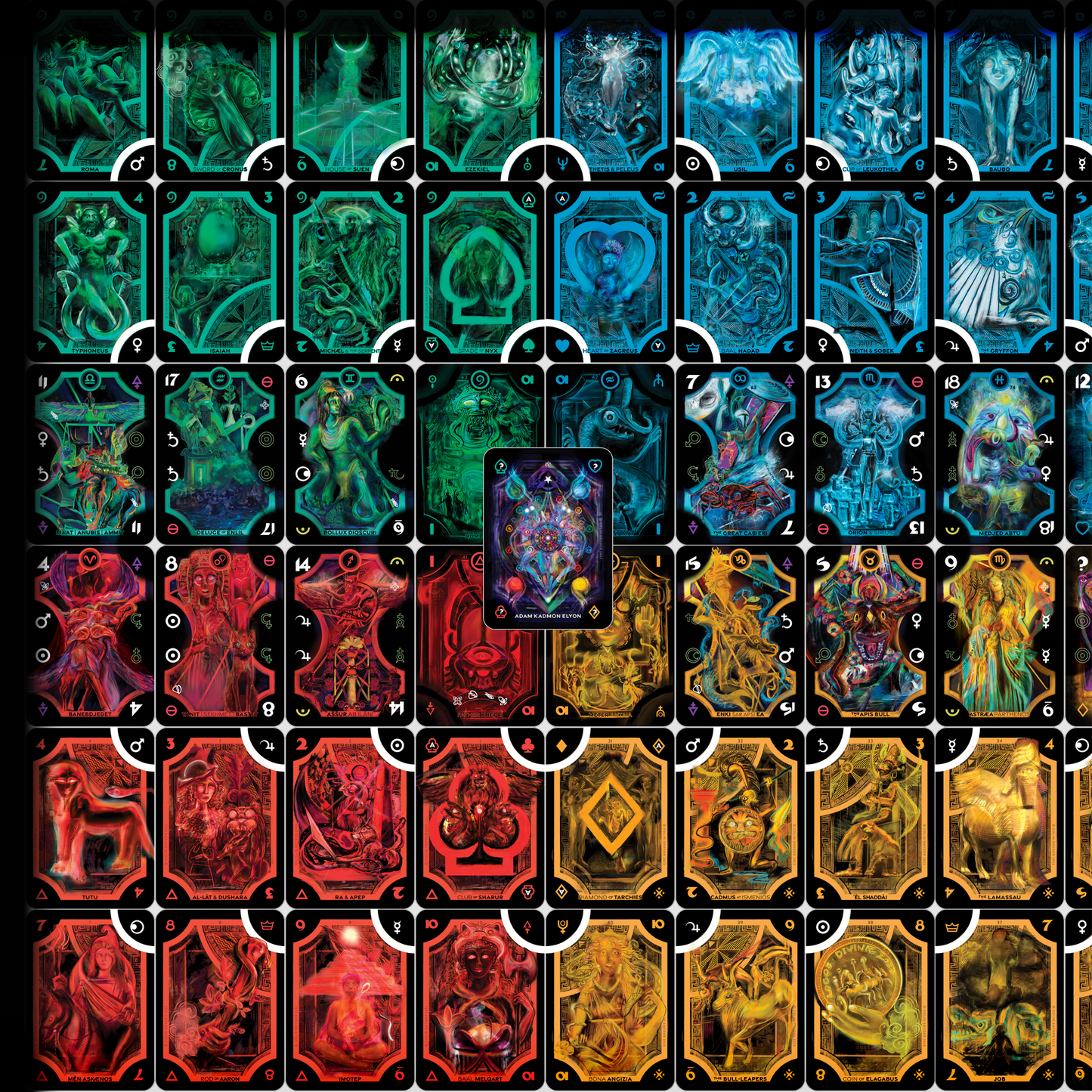 LOGOS DIVINÆ® | Limited First Edition—The Occult Classic | 91-Count Esoteric Tarot Deck